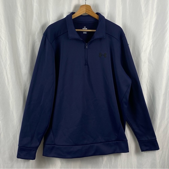 Under Armour Other - Under Armour Men's 1/4 Zip Up Sweater Blue Size Large